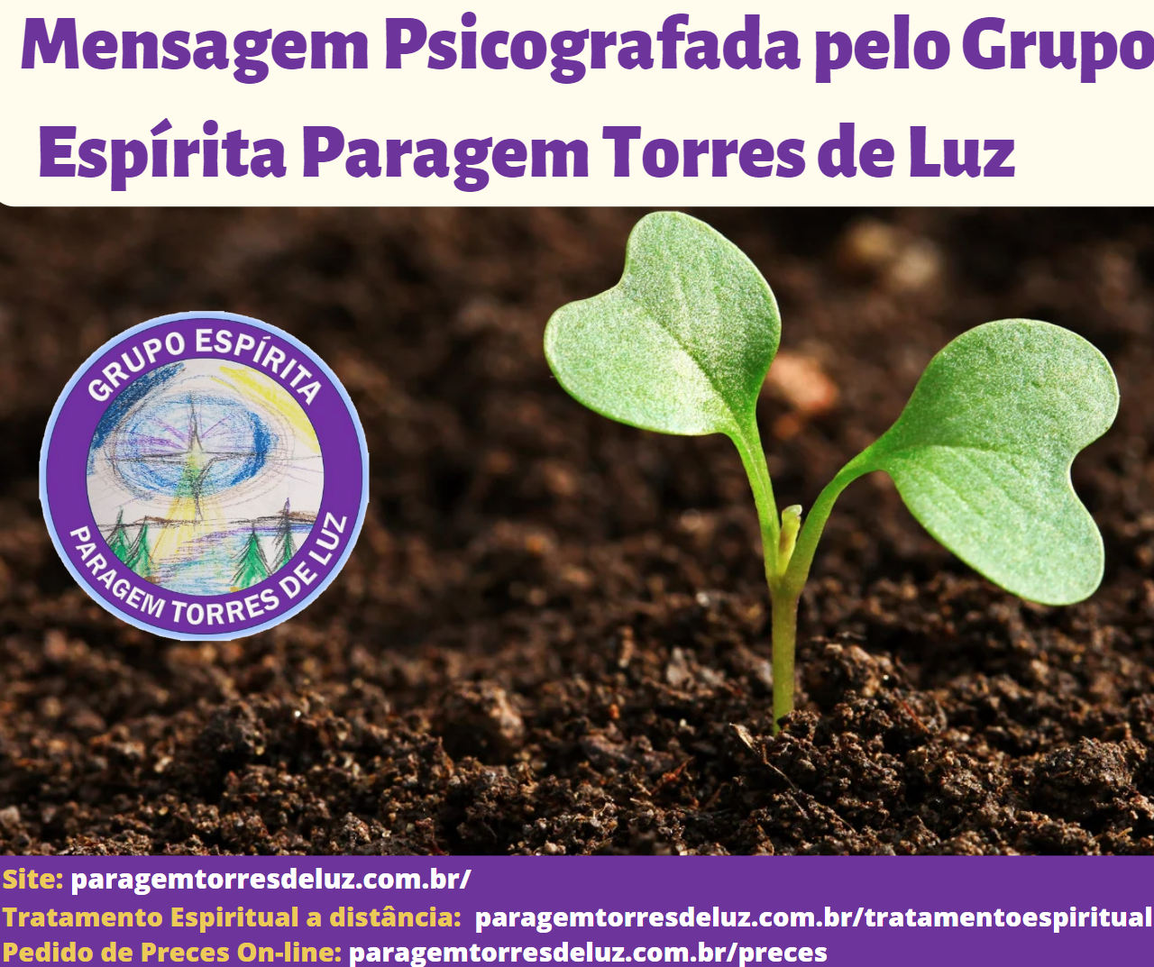 Toda a semente plantada em terra fértil tem grande chance de germinar