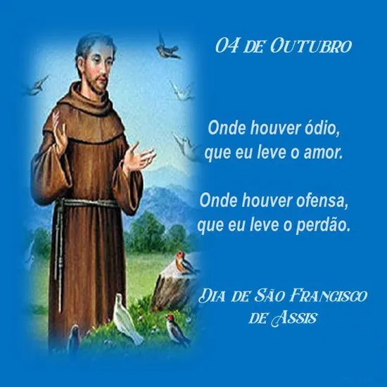 Oração e História de São Francisco de Assis